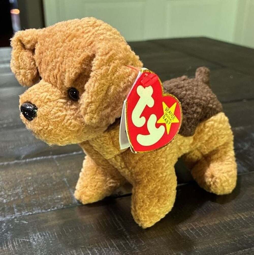 Ty Beanie Baby Tuffy The Terrier Dog Plush 1996 Retired